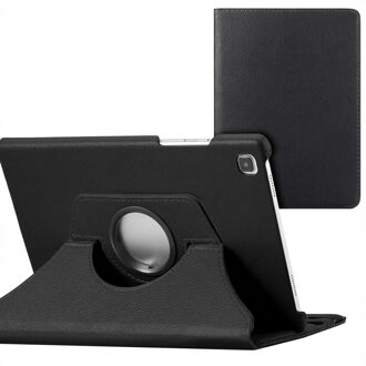 360° Draaibare Bookcase Samsung Galaxy Tab S6 Lite Tablethoes - Zwart