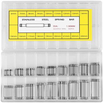 360Pcs Professionele Horloge Band Spring Bars Rvs Strap Link Pins Horlogemaker Repair Tools Set Horloge Band Reparatie Kits