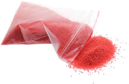 36G Kleur Zand Grind Zand Art Diy Fairy Garden Sandbeach Props Rood