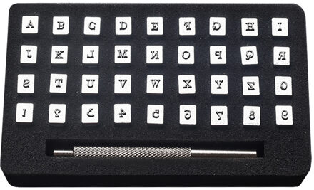 36Pcs 3mm/6mm Staal Punch Alfabet Letter Aantal Lederen Stamper Set Metalen Leer Ponsen Gereedschap voor DIY Leather Craft Tool