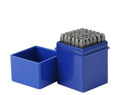 36Pcs Alfabet Nummers Stempelen Punch Staal Sterven Gereedschap Diy Sieraden Engels Letters Drukken Kit Metalen Riem Leer Craft #38 4mm