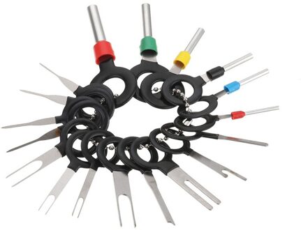 36Pcs Auto Terminal Verwijdering Elektrische Bedrading Crimp Connector Pin Extractor Kit Automobiles Terminal Reparatie Handgereedschap
