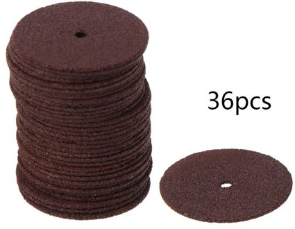 36Pcs Dremel Accessoires 24Mm Schurende Slijpschijven Afgesneden Wielen Disc Voor Dremel Rotary Gereedschap Elektrische Metaal Hout snijgereedschap 36stk BN