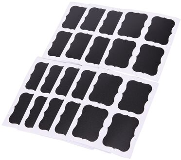 36Pcs Keuken Jampot Stickers Label Schoolbord Sticker Gebruik Op Snoep Snack Moer Opbergdoos Container Craft Creatieve Sticker