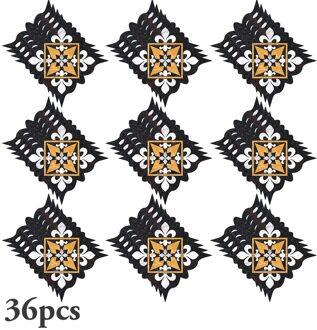 36Pcs Marmeren Waterjet Parket Vloertegels Diagonaal Muursticker Afneembare Art Diagonaal Floor Stickers Thuis Decoratieve 02
