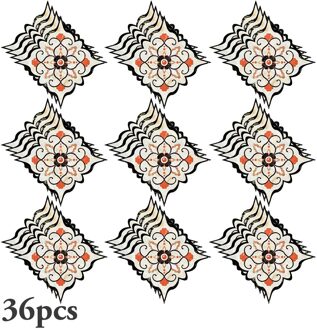 36Pcs Marmeren Waterjet Parket Vloertegels Diagonaal Muursticker Afneembare Art Diagonaal Floor Stickers Thuis Decoratieve 04