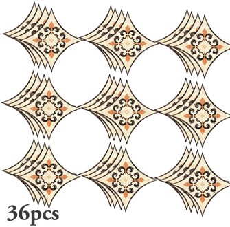 36Pcs Marmeren Waterjet Parket Vloertegels Diagonaal Muursticker Afneembare Art Diagonaal Floor Stickers Thuis Decoratieve 07