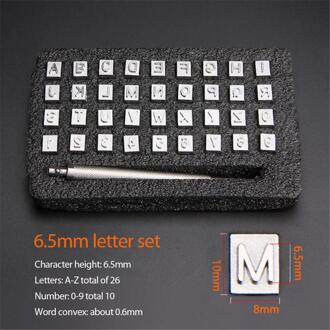 36Pcs Metalen Lederen Carving Afdrukken Tool Diy Handleiding Leather Craft Postzegels Art Patroon Lederen Stempelen Afdrukken Diy Supplies 6.5mm
