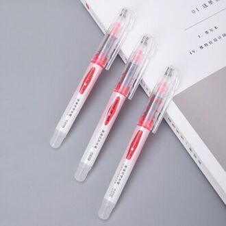 36pcs veel Straight vloeibare markeerstift marker pen 5 kleuren Oranje rood geel blauw groen kantoor fluorescerende pen deli S618 roze