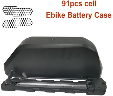 36V/48V/52V Polly Down Buis E-Bike Batterij Doos 91Pcs Mobiele Ebike batterij Case Elektrische Fiets Batterijen Case