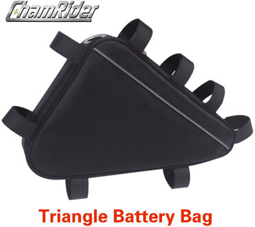 36V 48V 60V 72V E-BIKE Elektrische Fiets Driehoek Batterij Tas Zwart Fietsframe Driehoek Zakken Max belasting 126 Cellen