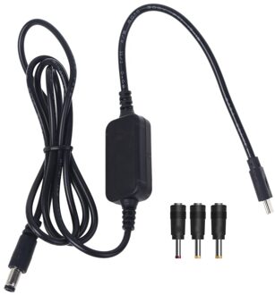 36W Usb C Type C Pd Om 12V 2.5/3.5/4.0/5.5Mm Conveter Adapter kabel Koord Voor Wifi Router Laptop Led Licht Cctv Camera