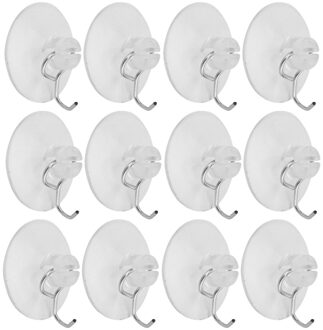 36x Zuignap haakjes 3,5 cm/ophanghaakjes/ophanghaken