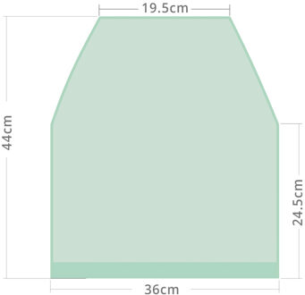 36X44X24.5cm Biologische Stereo Microscoop Pvc Stofkap Vochtwerende Guard Bescherm Uw Microscoop Tegen Vuil