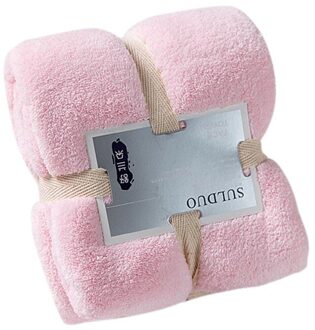 36X80 Cm Zachte Grote Handdoek Badhanddoek-Ideaal Voor Dagelijks Gebruik roze