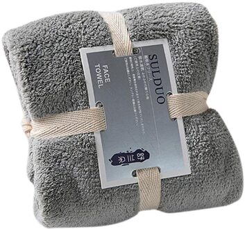36X80 Cm Zachte Grote Handdoek Gezicht Handdoek-Ideaal Voor Dagelijks Gebruik #148 licht grijs