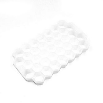 37 Holte Ijsbakje Honingraat Ice Cube Mold Food Grade Flexibele Siliconen Ijs Mallen Voor Whiskey Cocktail