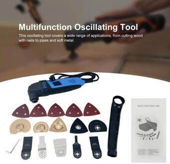 37 Stuks 110 V/220 V Variabele Snelheid Elektrische Multifunctionele Oscillerende Tool Kit Multi-Tool Power Tool Elektrische trimmer Saw Kit