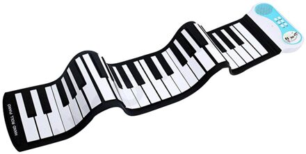 37 Toetsen Flexibele Roll Up Piano Draagbare Siliconen Elektronische Zachte Toetsenbord Piano Zonder Batterij Hand Rolled Muziekinstrument