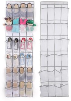 38 #24 Pocket Thuis Over De Deur Opknoping Ruimte Organizer Houder Schoeisel Opslag Rack Closet Schoenen Blauw/Roze/Wit/Groen Thuis