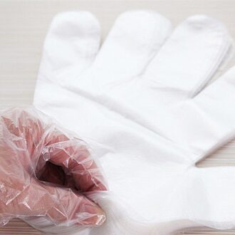 38# 50/100pcs Food Plastic Disposable Gloves For Restaurant Kitchen Bbq Home Service Catering Hygiene Fruit Vegetable Gloves 100 stks