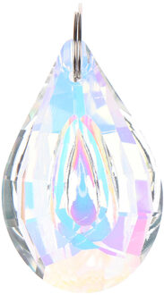 38/63/76mm Kleurrijke Suncatcher Art Glas Druppels Kroonluchter Hanglamp Lamp Deel Opknoping Prisma Crystal DIY hanger Onderdelen 1