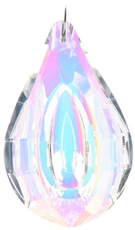 38/63/76mm Kleurrijke Suncatcher Art Glas Druppels Kroonluchter Hanglamp Lamp Deel Opknoping Prisma Crystal DIY hanger Onderdelen 2