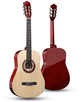 38 ''Klassieke Akoestische Gitaar 6 Snaren Solid Hout Gitaar 19 Fret Voor Studenten Beginners Wood
