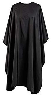 38 # Snijden Haar Waterdichte Zwarte Doek Professionele Kapsalon Nylon Sjaal Met Snap Sluiting Kapper Schort Kapsel Capes B