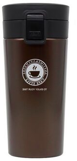 380 Ml Draagbare Reizen Koffie Mok Thermoskan Thermo Fles Water Auto Mok Thermocup Rvs Thermos Tumbler Cup