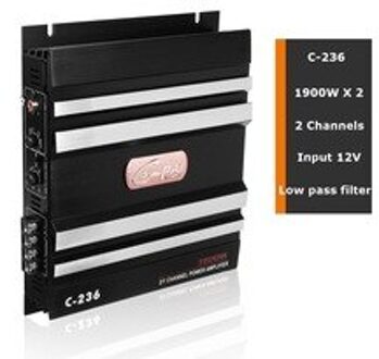 3800W 2 Kanaals Krachtige Auto Audio Versterker 12V DC Auto Subwoofer Versterker Audio Sound Systeem Super Bass Versterker professionele