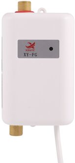 3800W Mini Boiler Miniatuur Water Warmte Kraan Elektrische Voor Keuken Wasbak Badkamer Met Au Plug (Zwart) wit