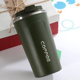 380Ml/510Ml Roestvrij Staal Koffie Thermos Mok Draagbare Auto Thermosflessen Reizen Thermo Cup Water Bottelaar Thermocup thuis Cocina 380ml / marine