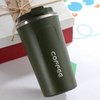 380Ml/510Ml Roestvrij Staal Koffie Thermos Mok Draagbare Auto Thermosflessen Reizen Thermo Cup Water Bottelaar Thermocup thuis Cocina 510ml / marine