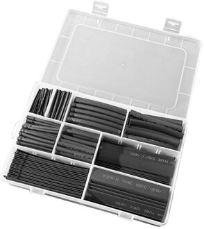 385 Stks/doos Polyolefine Krimpen Diverse Geïsoleerde Sleeving Tubing Set Krimpkous Tube Wrap Draad Krimpkous