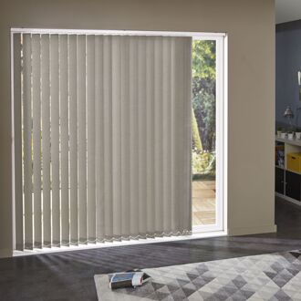 3893 Verticale Lamellen 5 Stuks Brandwerend Lichtdoorlatend Taupe 8,9 X 280 Cm