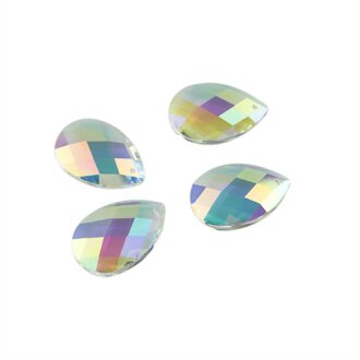 38Mm/50Mm Ab Tear Glass Crystal Prism Diy Hanger Kroonluchter Sieraden Verlichting Onderdelen Ruimte Facet 38mm 10stk
