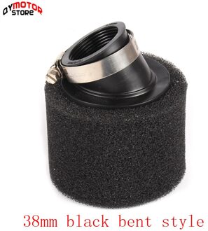 38Mm Atv Pit Dirt Bike 45 Graden Schuine Foam Air Filter Pod Cleaner 110cc 125cc Rode CRF50 XR50 Crf 38mm zwart krom