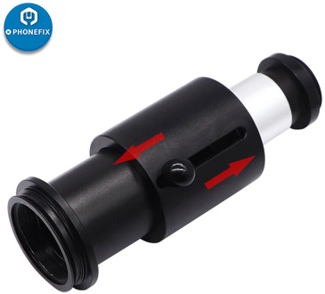 38mm CTV Stereo Microscope Camera Adapter 23.3mm C Mount Industrial Video Microscopio Camera Aadapter Tube Microscope Parts