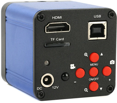 38MP FHD 1080P HDMI USB Digital Electronic Industrial Video Microscope Camera C-Mount TF Card Storage Picture Video Recorder