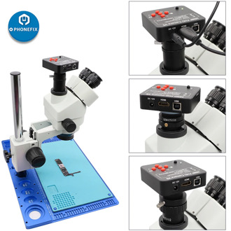 38MP microscope camera hdmi 1080P 60FPS Industry Video electronic microscope camera Simultaneous Output Magnifier Phone Repair
