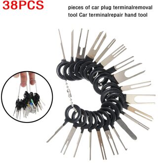 38Pcs Auto Terminal Removal Tool Draad Plug Connector Extractor Puller Release Pin Kit Auto Reparatie Accessoires