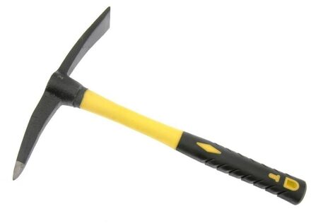 38x27 cm Huishoudelijke Plastic Handvat Glasvezel Tuin Pikhouweel Schoffel Tuin Planten Tool (Geel)