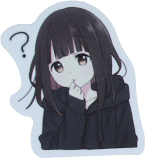 39 pcs Japan Anime Cartoon Rich Expression Cute Girl Menhera Fun Kids Paper Sticker for Message Notebook Travel Bags