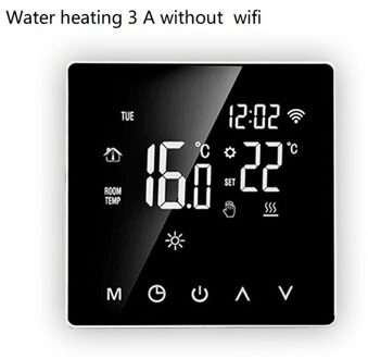 3A/16A Wifi Slimme Thermostaat Voor Elektrische Vloerverwarming Water/Gas Boiler Temperatuur Afstandsbediening Lcd Touch screen water heat nowifi