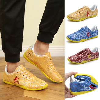 3Colors Chinese Traditional Men Kung Fu Taiji Tai Chi Shoes Taekwondo Wear-resistant Wushu Breathable Martial Arts Shoes