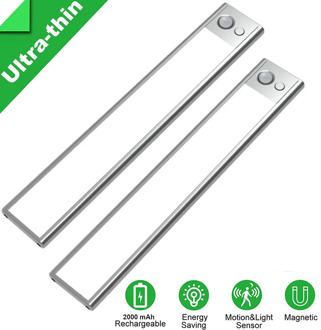 3Colors Modes LED Motion Sensor Light 12/23/40CM LED Under Cabinet Night Light Cupboard Wardrobe Bedroom Lamp For Closet Stairs