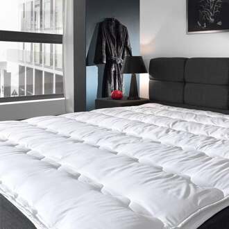 3D AIR Hotel Matras Topper White-160 x 200 cm Wit