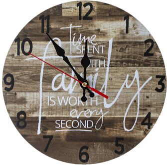 3d Amerikaanse Industriële Stijl Ronde Wandklok Cijfer Diy Decor Luxe Wandklok Voor Thuis Woonkamer Bar Cafe Decor Stille rou