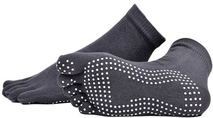 3D Anti-Slip Rubber Bottom Voetbal Sokken Ademend Running Sport Sokken Vijf Vinger Teen Sokken Atletische Katoenen Sokken Iron